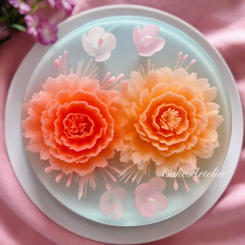 Flowery round cake (KJFR20220101)