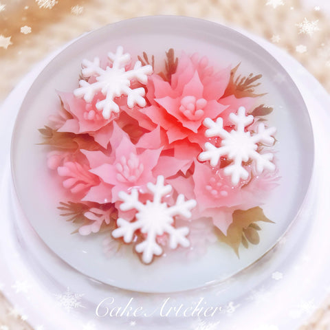 Flowery round cake (KJFR20211101)