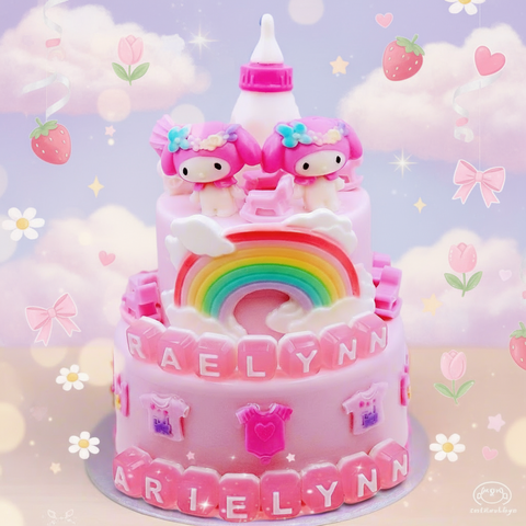 Sweetie (Two tiers 03) - CakeArtelier