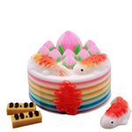 Longevity (fishes & peaches 02) - CakeArtelier