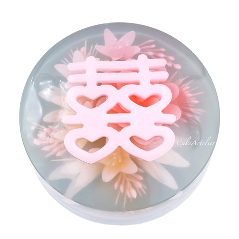 Flowery round cake (KJFR20210802)