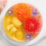 Flowery round cake (KJFR20240101)