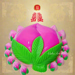 Prosperity Peach Agar Agar Cake