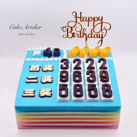 Game of lottery (4D 02) - CakeArtelier