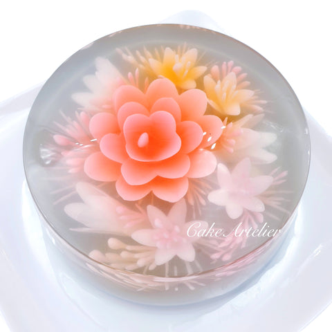 Flowery round cake (KJFR20201201)