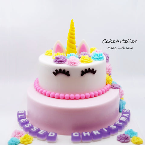 Unicorn (Two tiers) - CakeArtelier