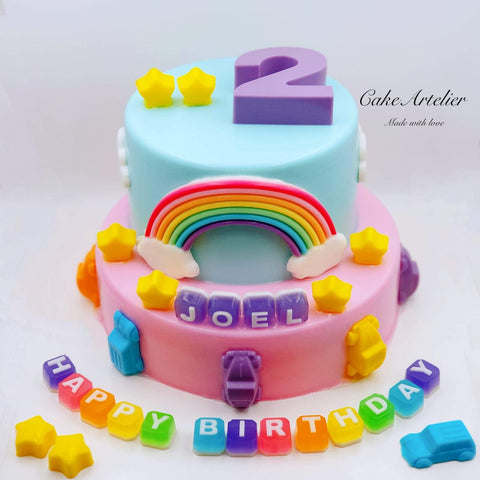 Cars (Two tiers 01) - CakeArtelier