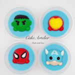 Cupcakes - Super Heroes - CakeArtelier