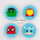 Cupcakes - Super Heroes - CakeArtelier