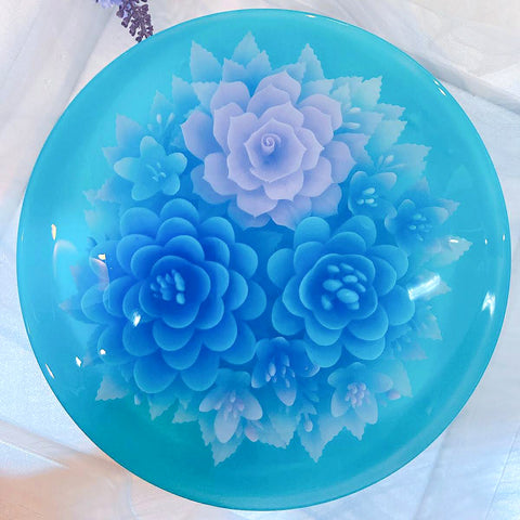 Flowery round cake (KJFR20210408)