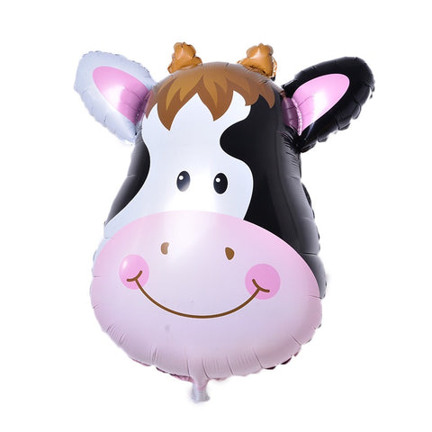 Animal head foil balloon (cow) - CakeArtelier