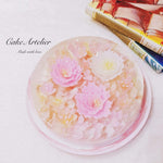Flowery round cake (KJFR0022) - CakeArtelier