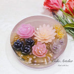 Flowery round cake (KJFR0015) - CakeArtelier