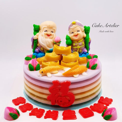 Longevity (Shou Xing Gong & Shou Xing Po) - CakeArtelier