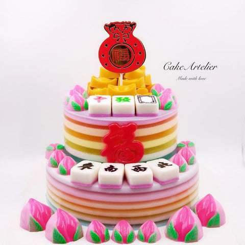 Game of tiles (Two tiers 01) - CakeArtelier