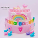 Baby baby (Two tiers 01) - CakeArtelier