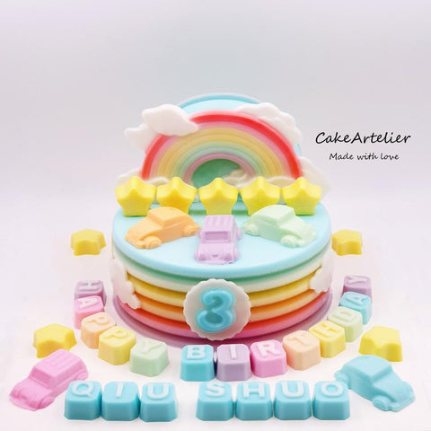 Cars (Rainbow) - CakeArtelier
