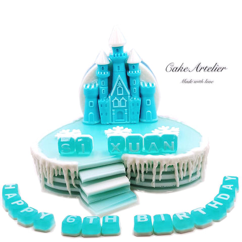 Castle - Blue (Heart with steps)