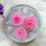 Flowery round cake (KJFR20220403)