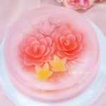 Flowery round cake (KJFR20210503)