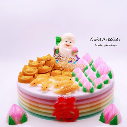 Longevity (Shou Xing Gong 04) - CakeArtelier