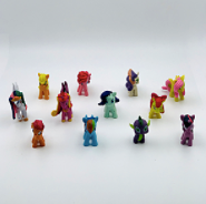 Toy pony figurines