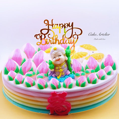 Longevity (Shou Xing Po 07) - CakeArtelier