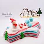 Xmas logcake - CakeArtelier